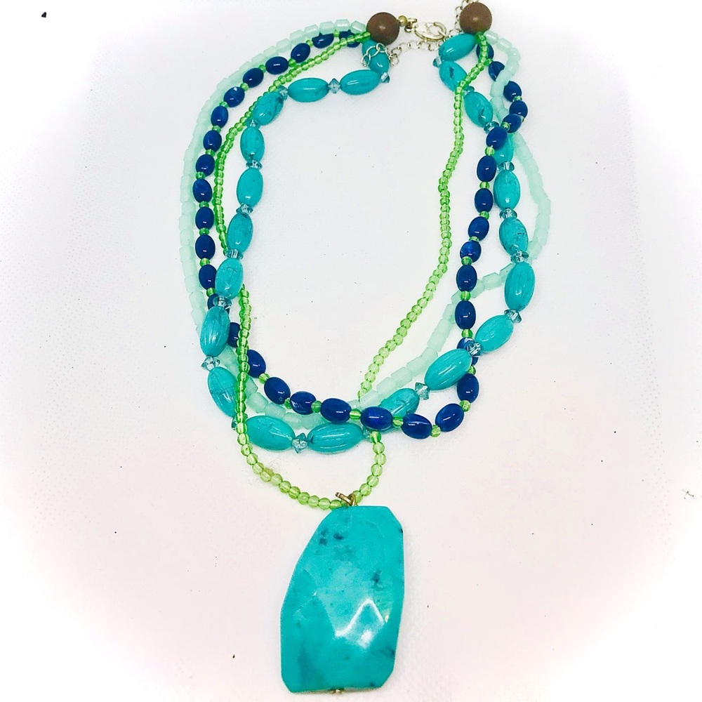 Handmade beaded necklace
